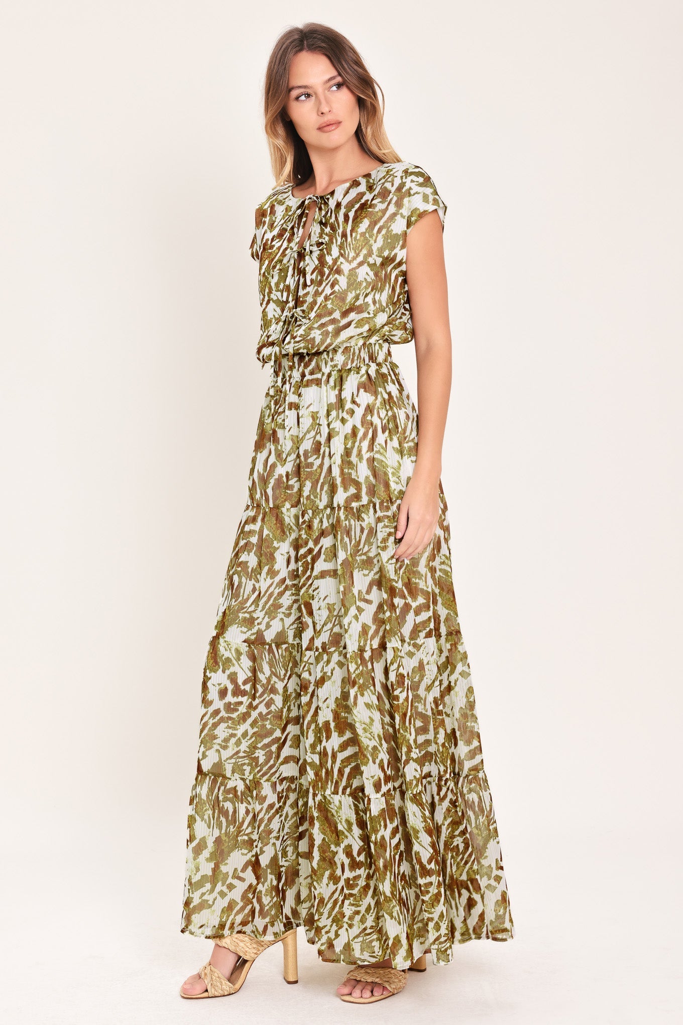 Stylish Golden Grove Woven Jumpsuit - Free Shipping
