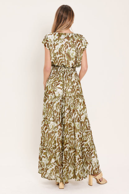Stylish Golden Grove Woven Jumpsuit - Free Shipping