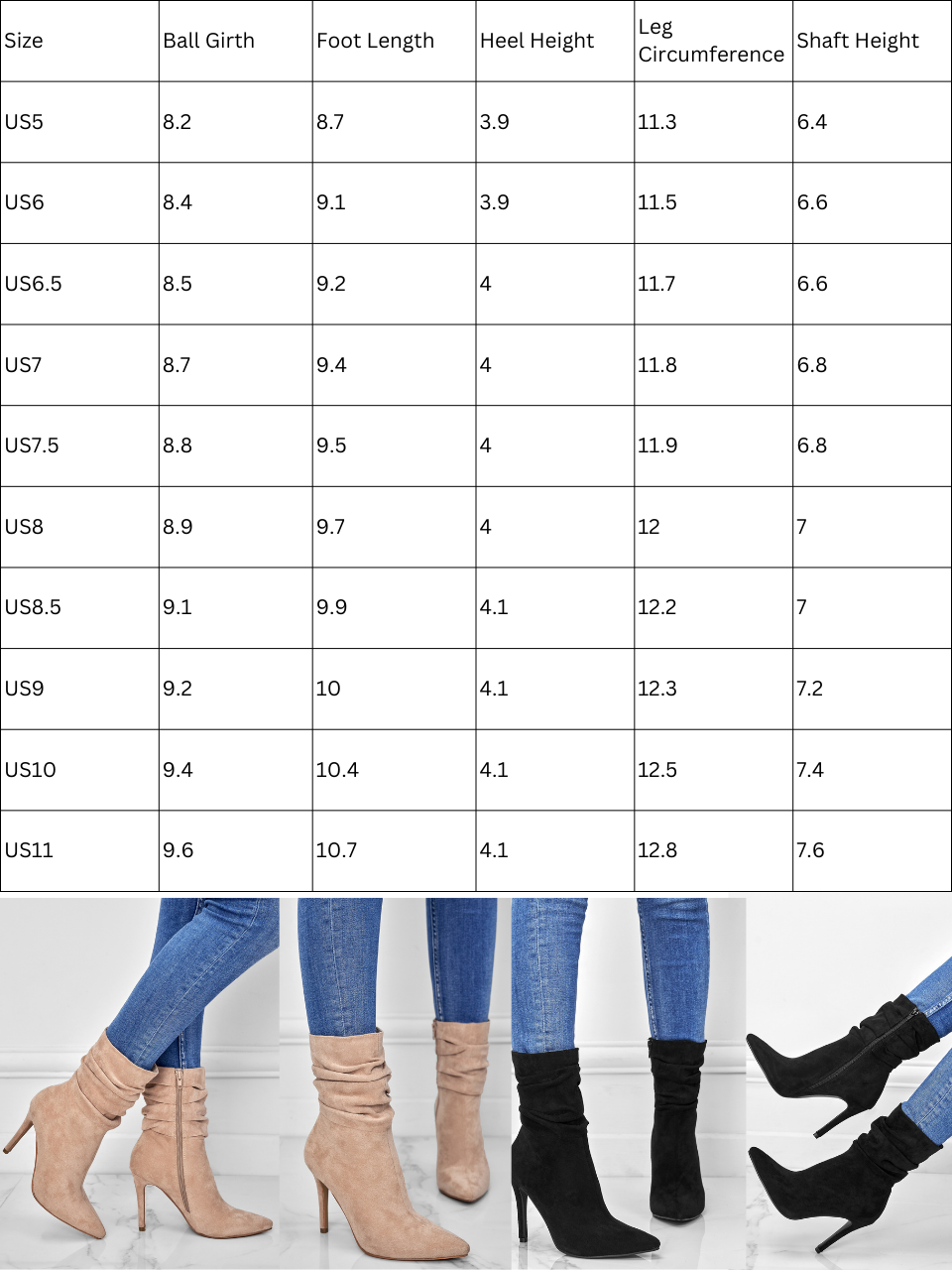 Fashionable Anti-slip Pointed Toe Thin High Heel Ladies' Pleated Over-the-knee Boots