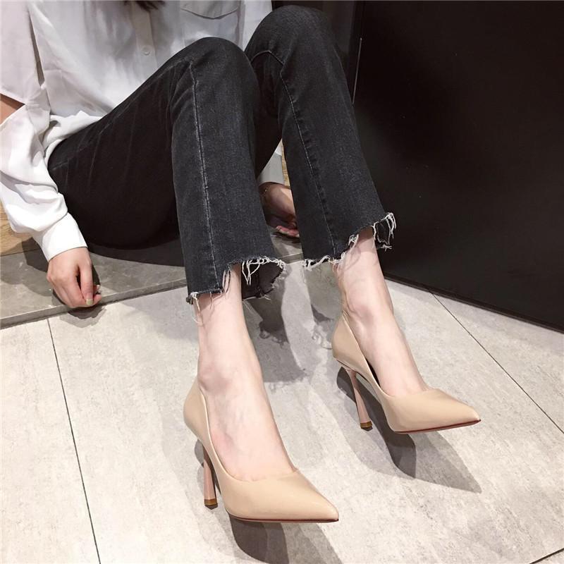Pointed-Toe Patent Leather Stiletto Heels - Free Shipping