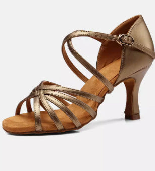 Ballroom Salsa Cha-Cha Professional Latin Dance Heels - Free Shipping