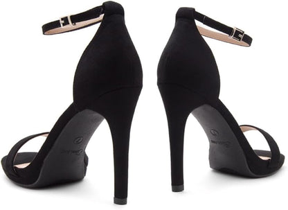 Trendy Adjustable Ankle Strap Open Toe Stiletto Heel Sandals – Free Shipping
