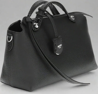Fendi Black Leather By The Way Selleria Medium Shoulder - Free Shipping