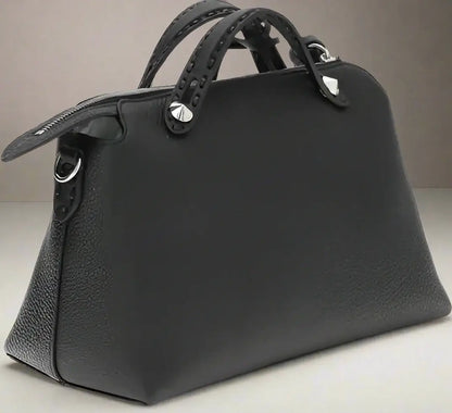 Fendi Black Leather By The Way Selleria Medium Shoulder - Free Shipping