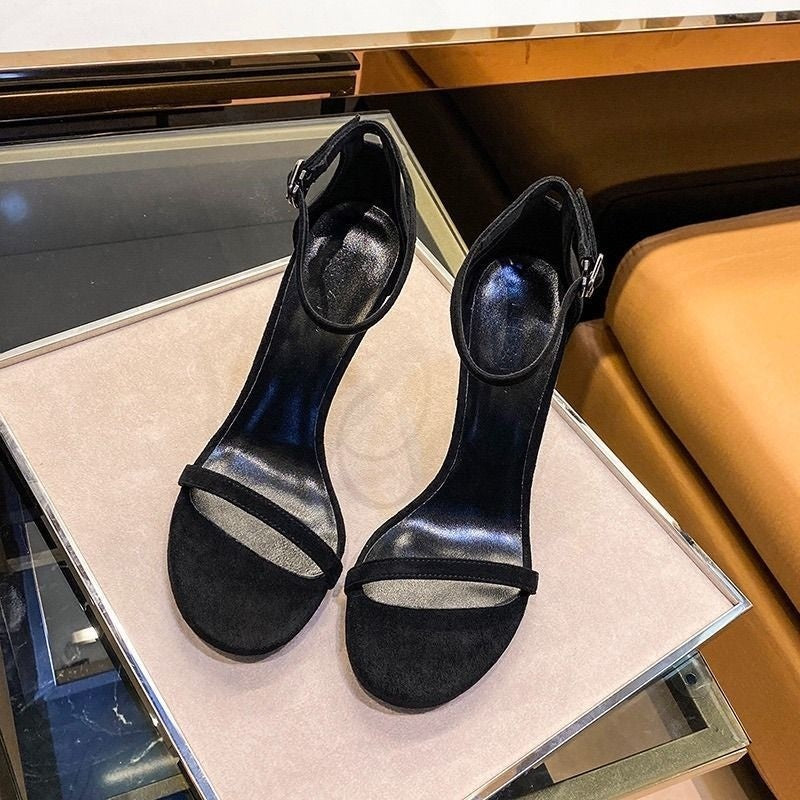 Strappy Stiletto Heels - Free Shipping