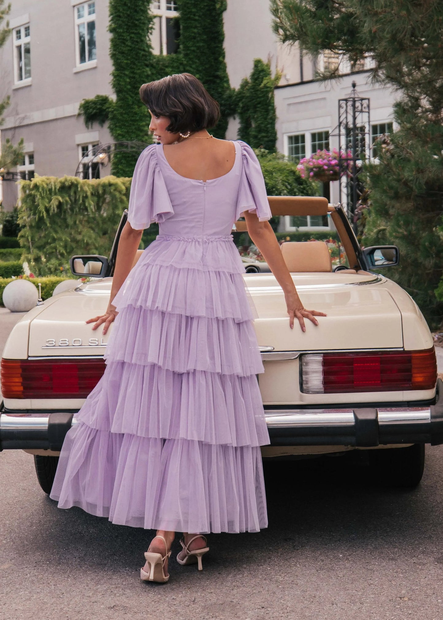 Beautiful Allegro Dress Lavender Sizes XXS-6XL - Free Shipping