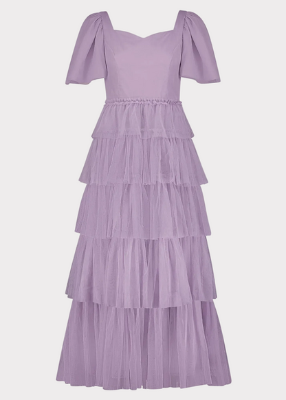 Beautiful Allegro Dress Lavender Sizes XXS-6XL - Free Shipping