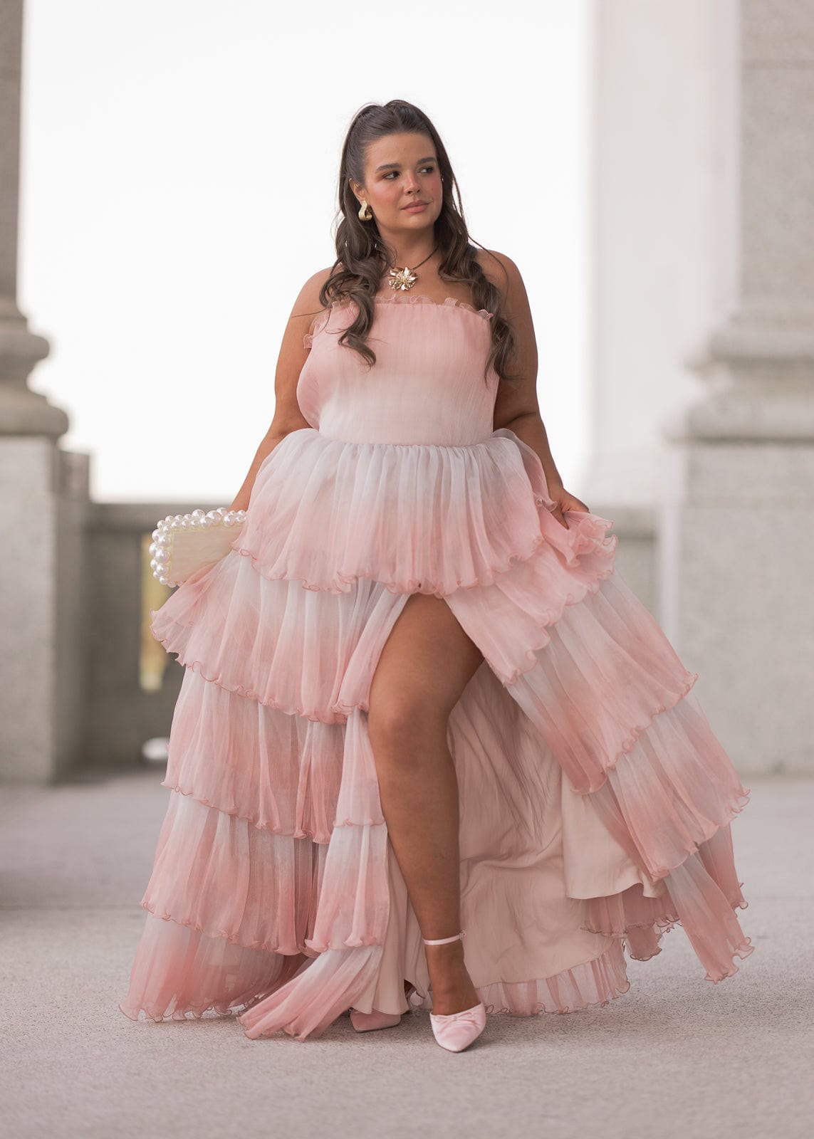 Stylish Genevieve Dress Sizes 00-34 - Free Shipping