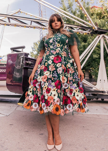 Beautiful Jubilee Dress Evergreen Sizes XXS-6XL - Free Shipping
