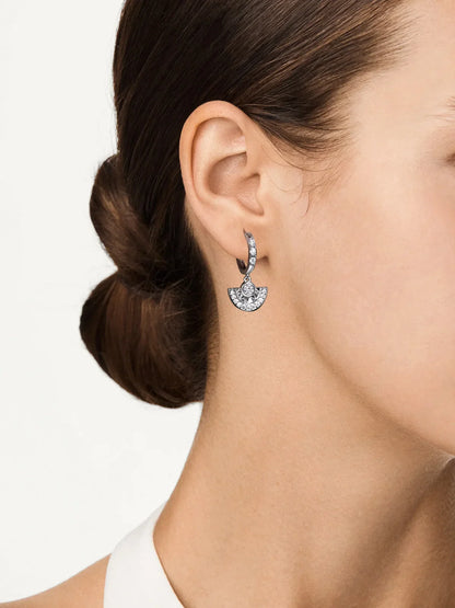 Moissanite VVS1 Drop Earrings 18K Gold Plated 925 Sterling Round Pear Square - Free Shipping