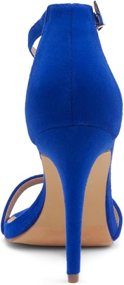 Trendy Adjustable Ankle Strap Open Toe Stiletto Heel Sandals – Free Shipping