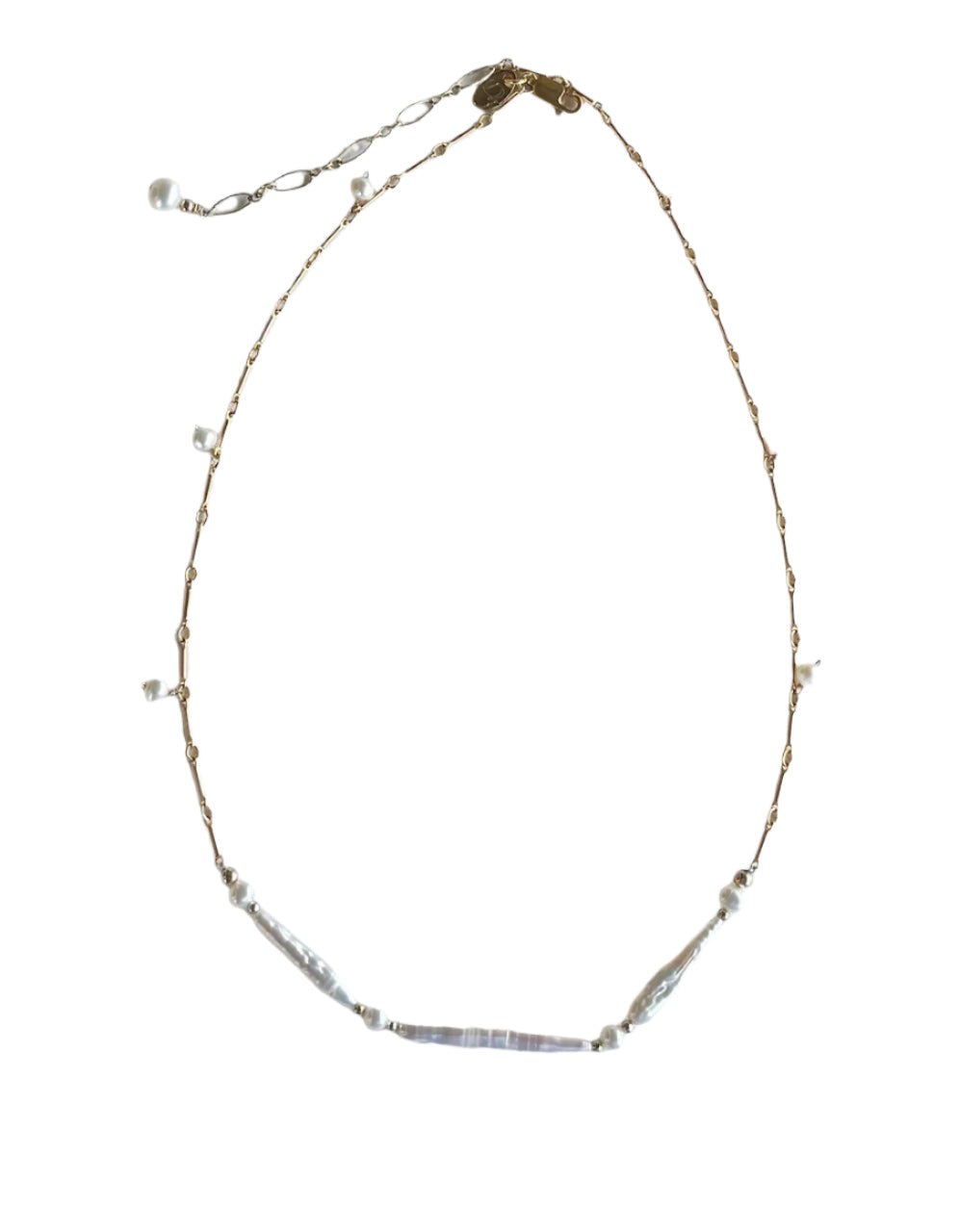 Stylish Triad Pearl Necklace - Free Shipping