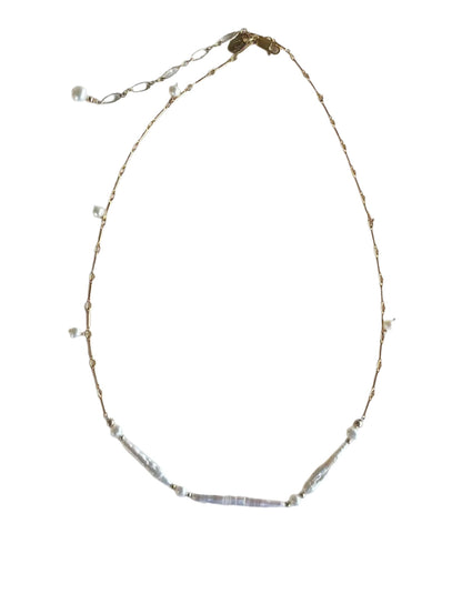 Stylish Triad Pearl Necklace - Free Shipping