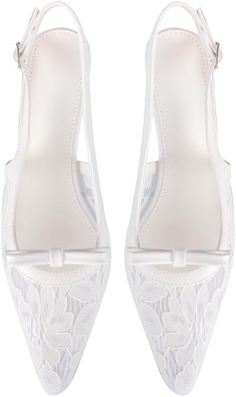 Elegant Patent Leather Pointed Toe Slingback Kitten Heels Sandals – Free Shipping