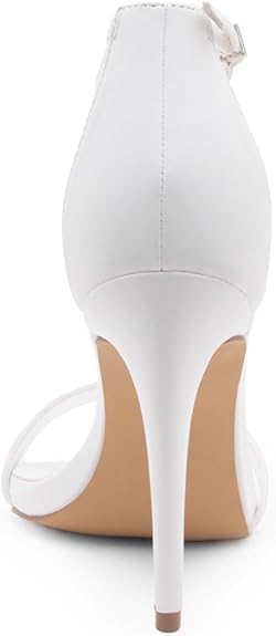 Trendy Adjustable Ankle Strap Open Toe Stiletto Heel Sandals – Free Shipping