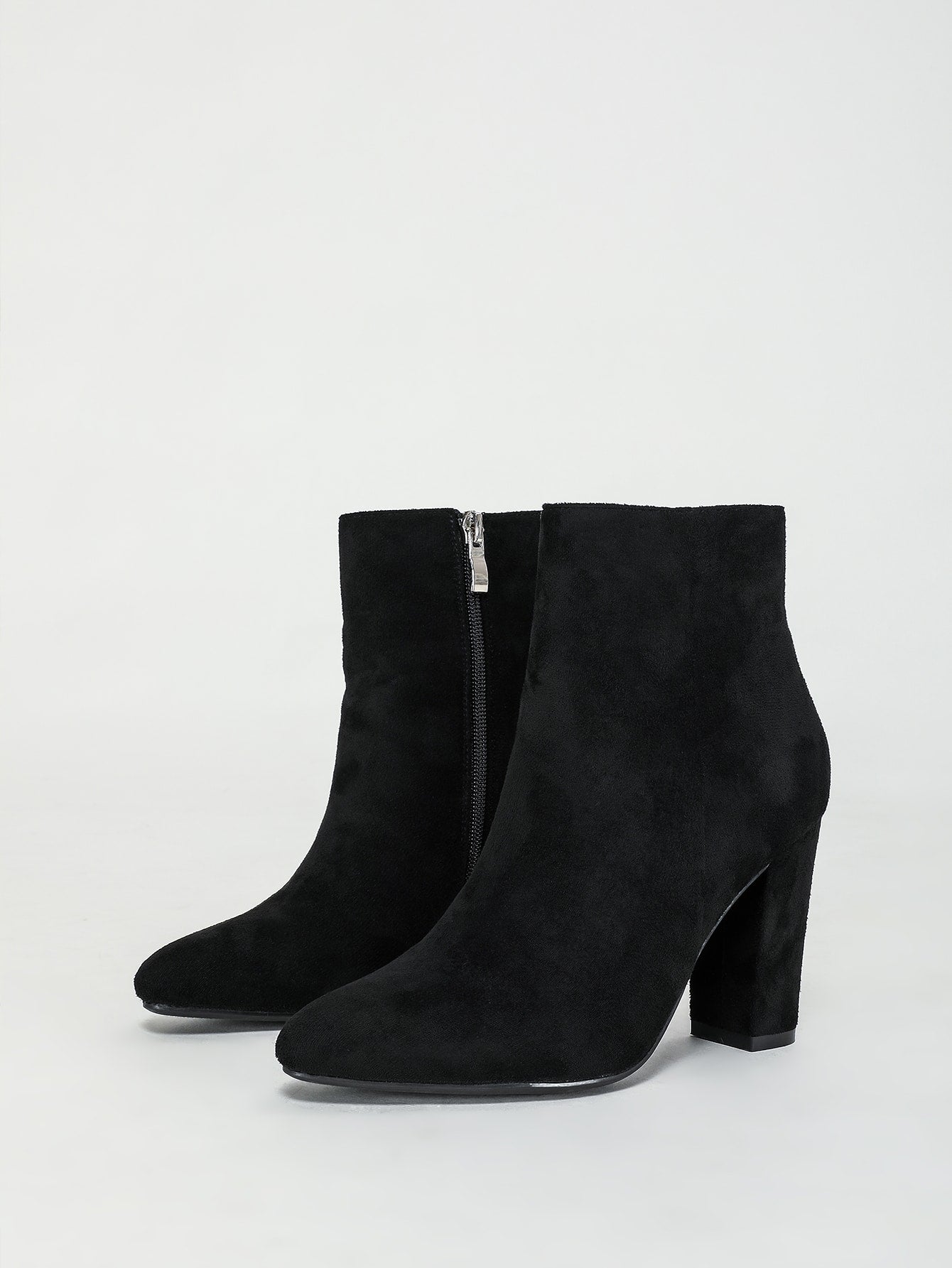 More Style and Comfort: Women's Minimalist Fashion Chunky Heel Ankle Boots