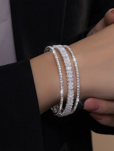 Elegant Rhinestone Bangle