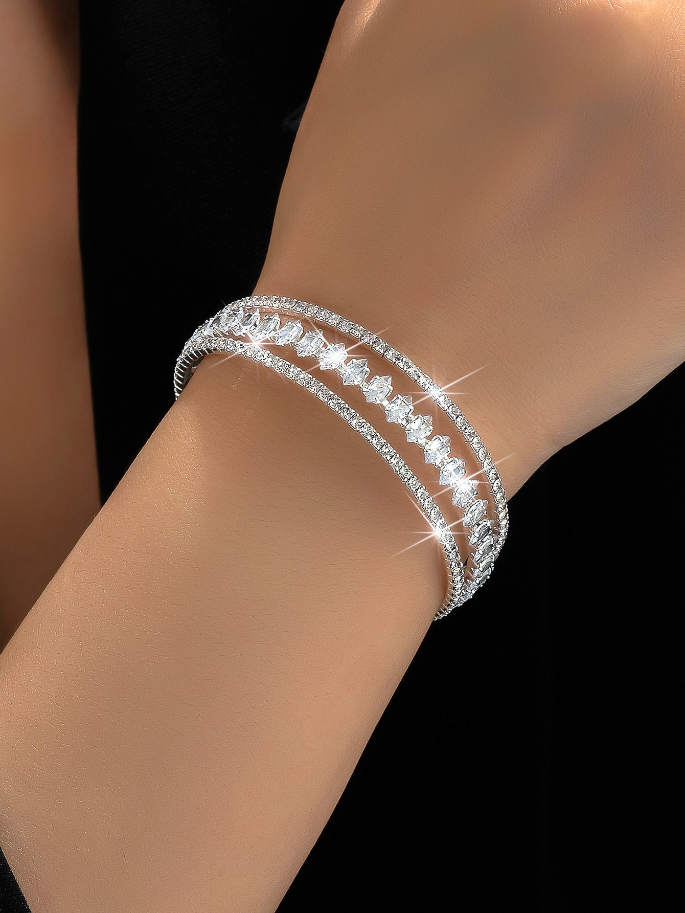 Elegant Rhinestone Bangle