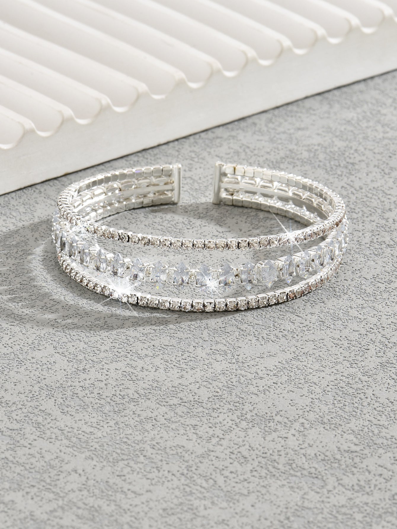 Elegant Rhinestone Bangle