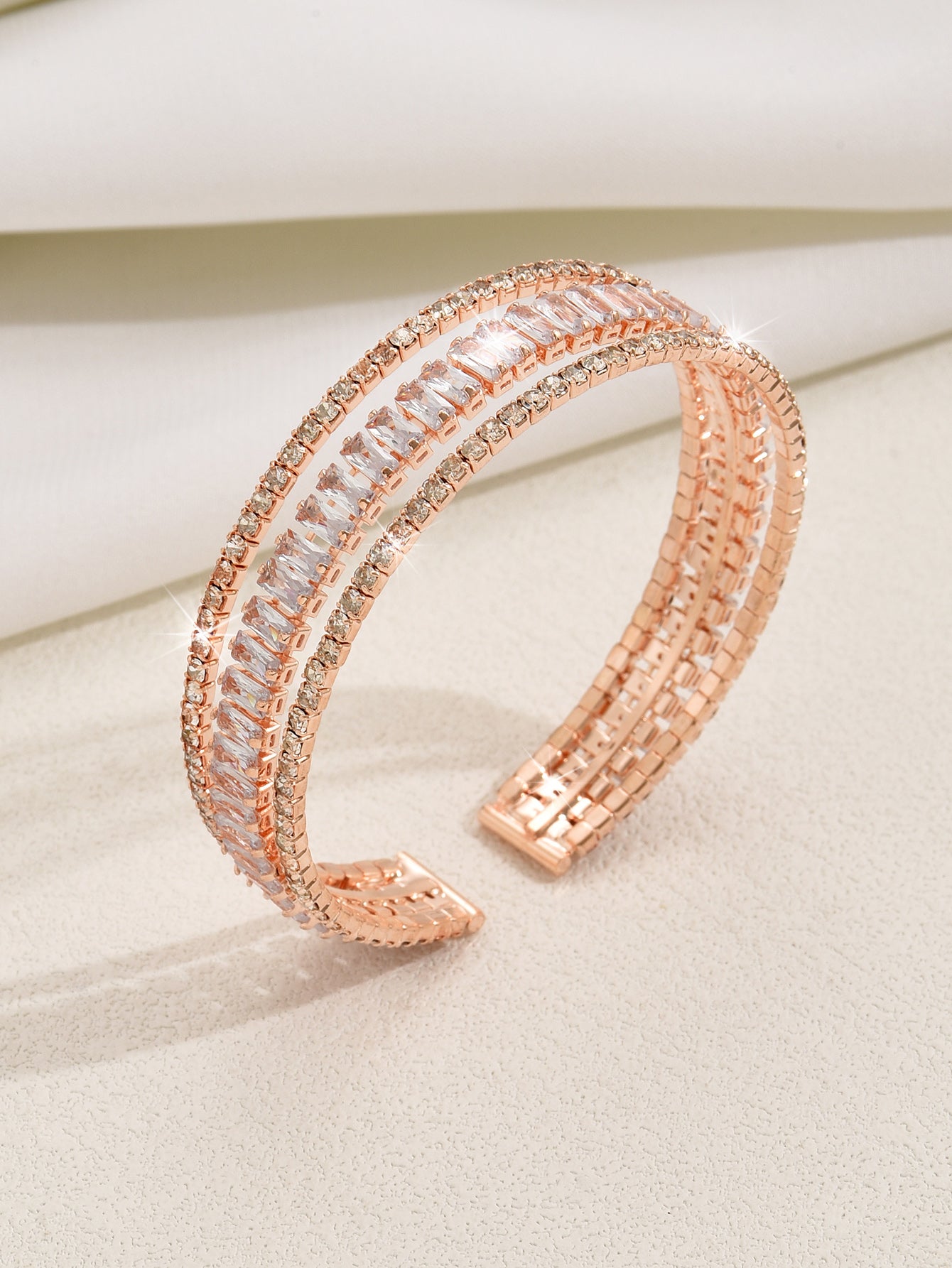 Elegant Rhinestone Bangle