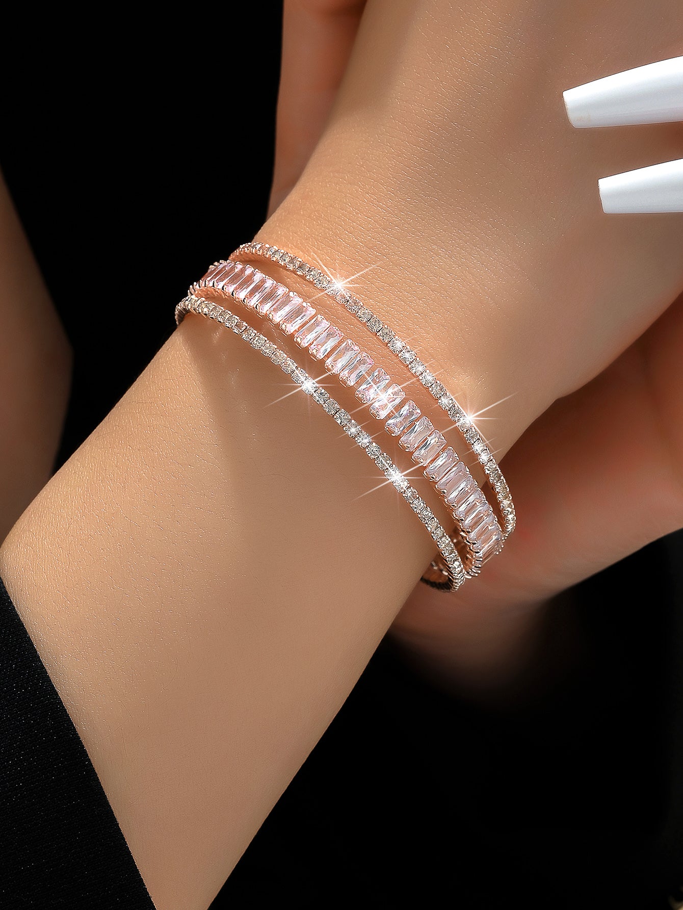 Elegant Rhinestone Bangle