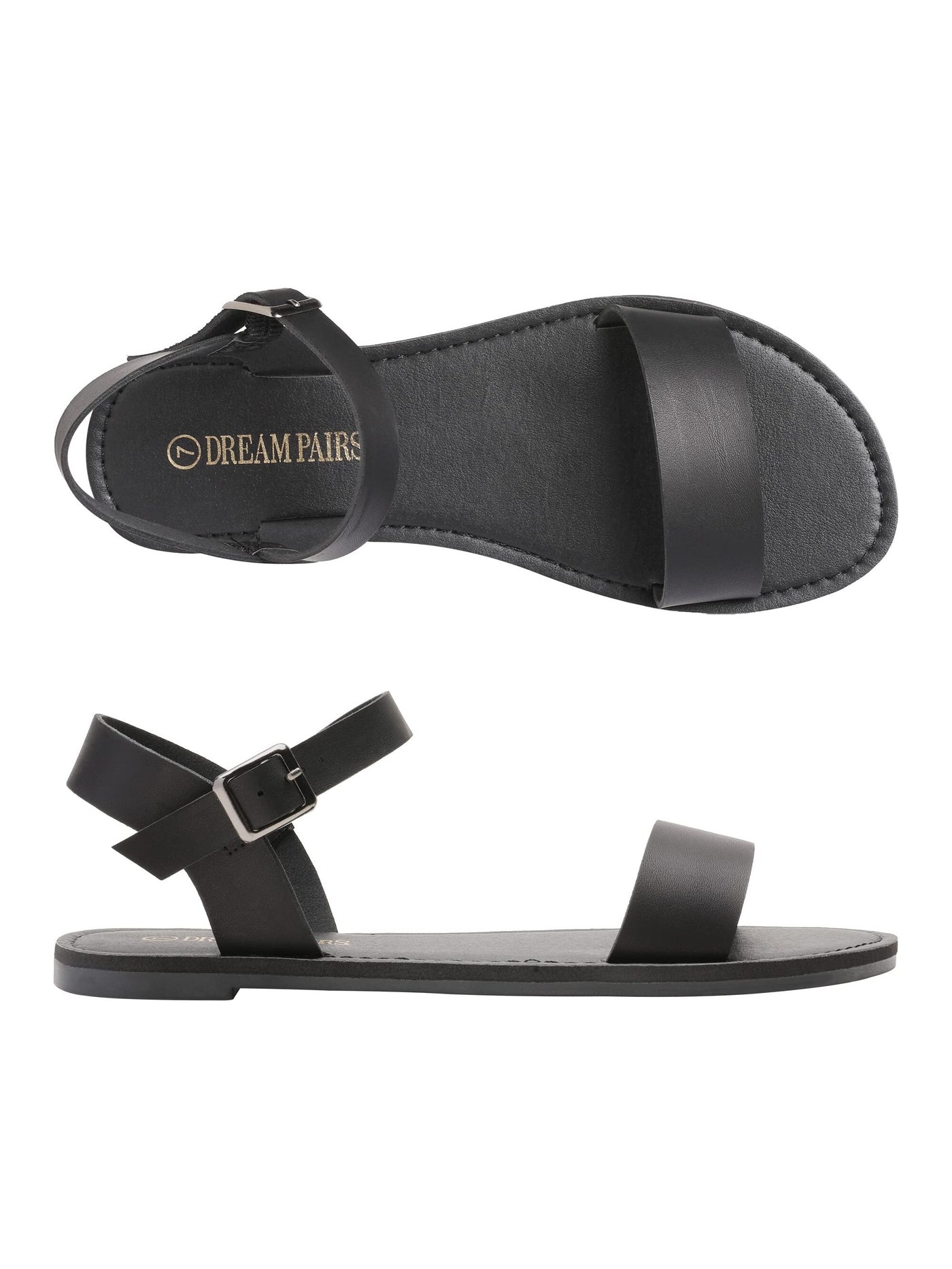 Stylish & Comfy: Women's Cute Open-Toe Ankle Strap Sandals - Perfect for Summer!