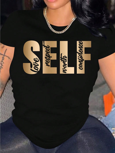 Self Love & Respect' Women's Statement Top: Empowerment Chic