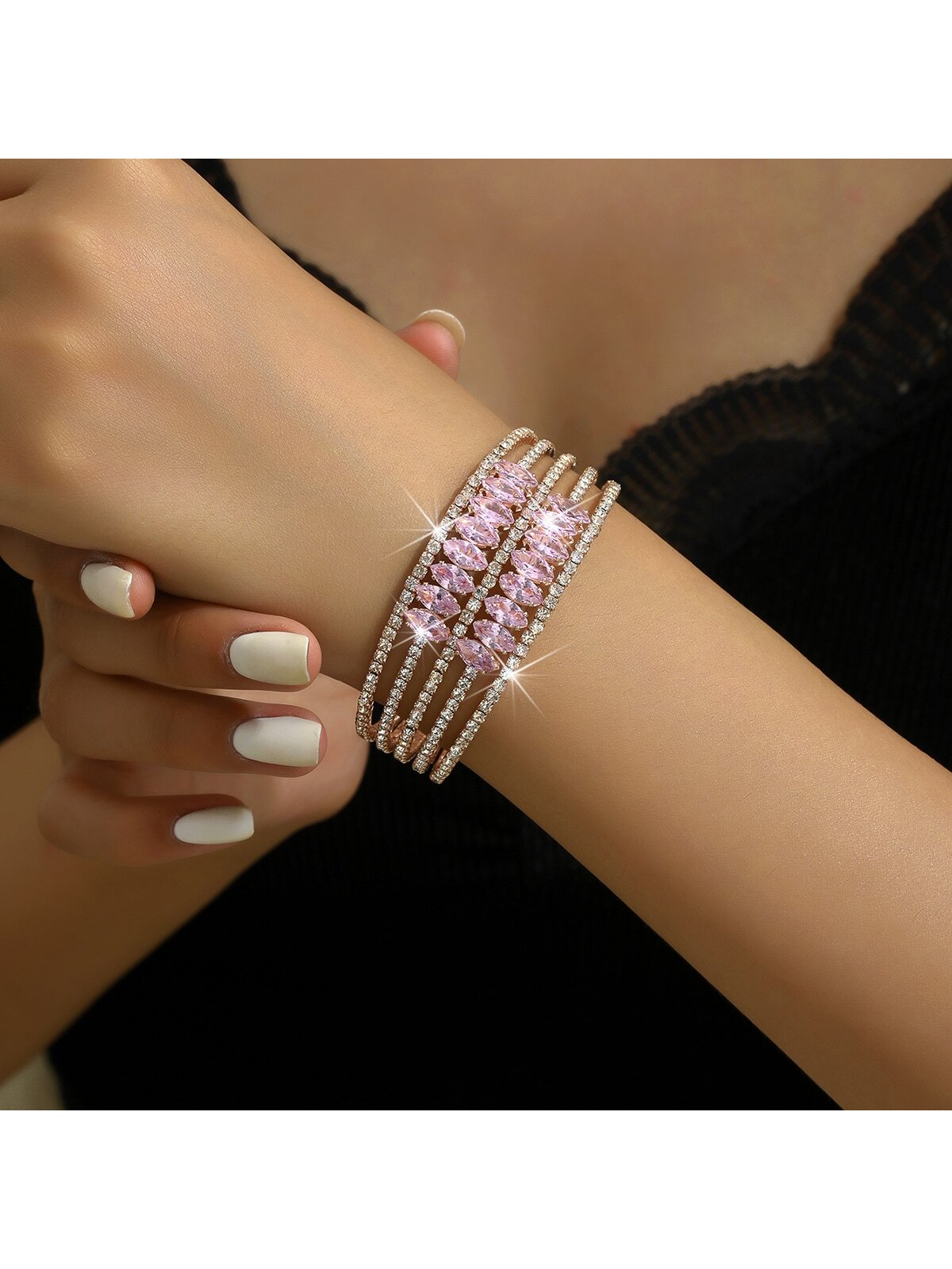 Elegant Rhinestone Bangle