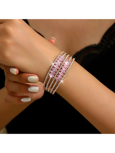 Elegant Rhinestone Bangle