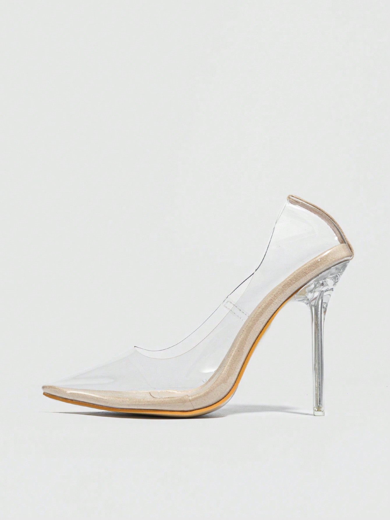 Enchanting Elegance: Women's Transparent Pointed Toe Stiletto Heels