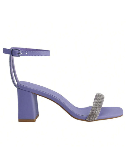 "Chic Chunky Heels with Ankle Strap - Perfect for Any Occasion"