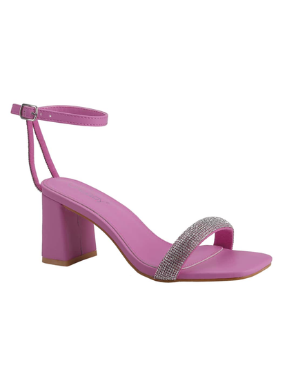 "Chic Chunky Heels with Ankle Strap - Perfect for Any Occasion"