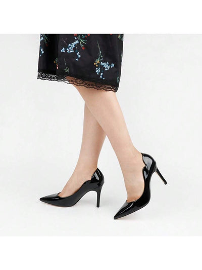 Elegant Ankle v-cut design 3.5 in High Stiletto Heel Pumps