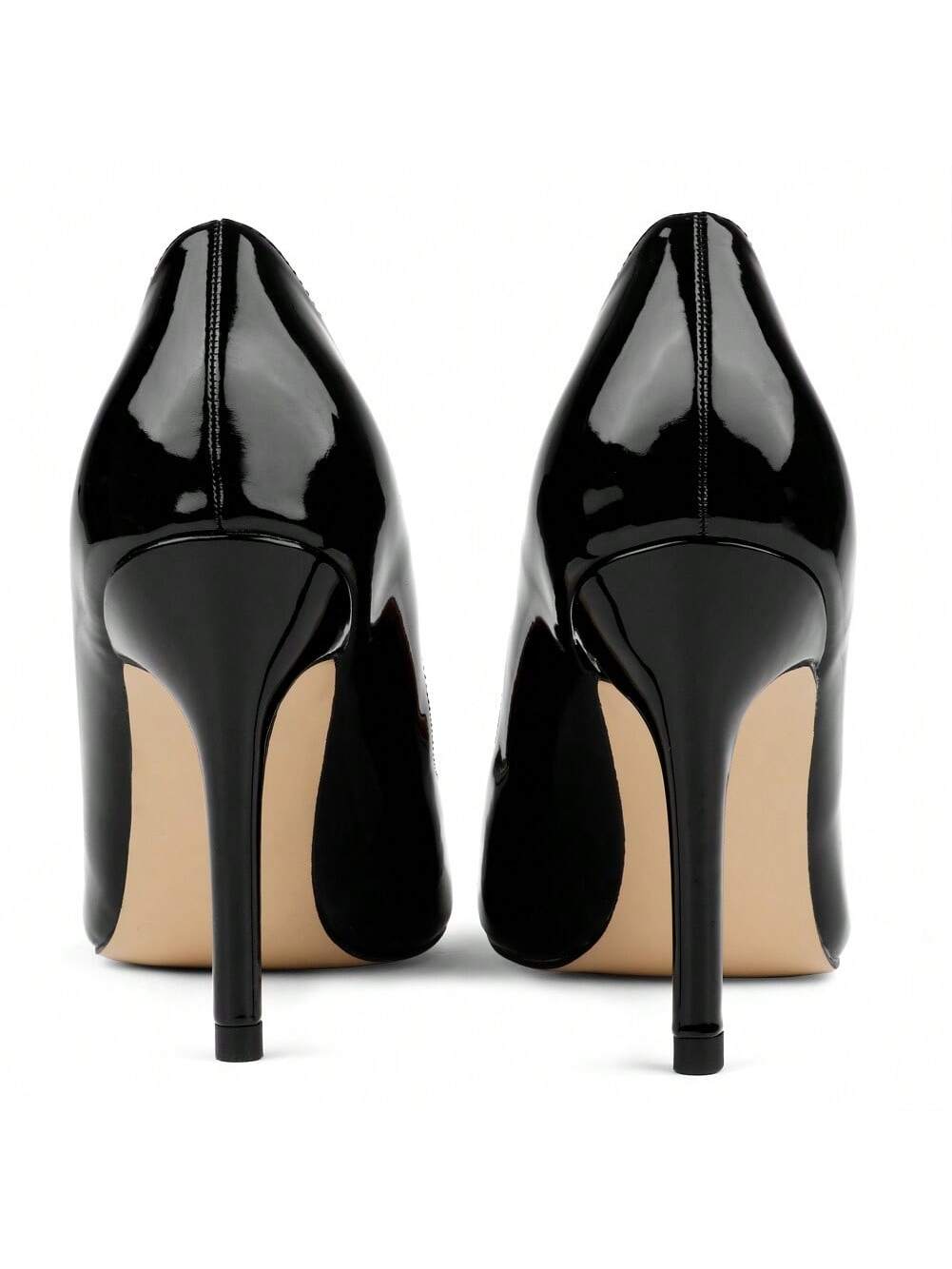 Elegant Ankle v-cut design 3.5 in High Stiletto Heel Pumps