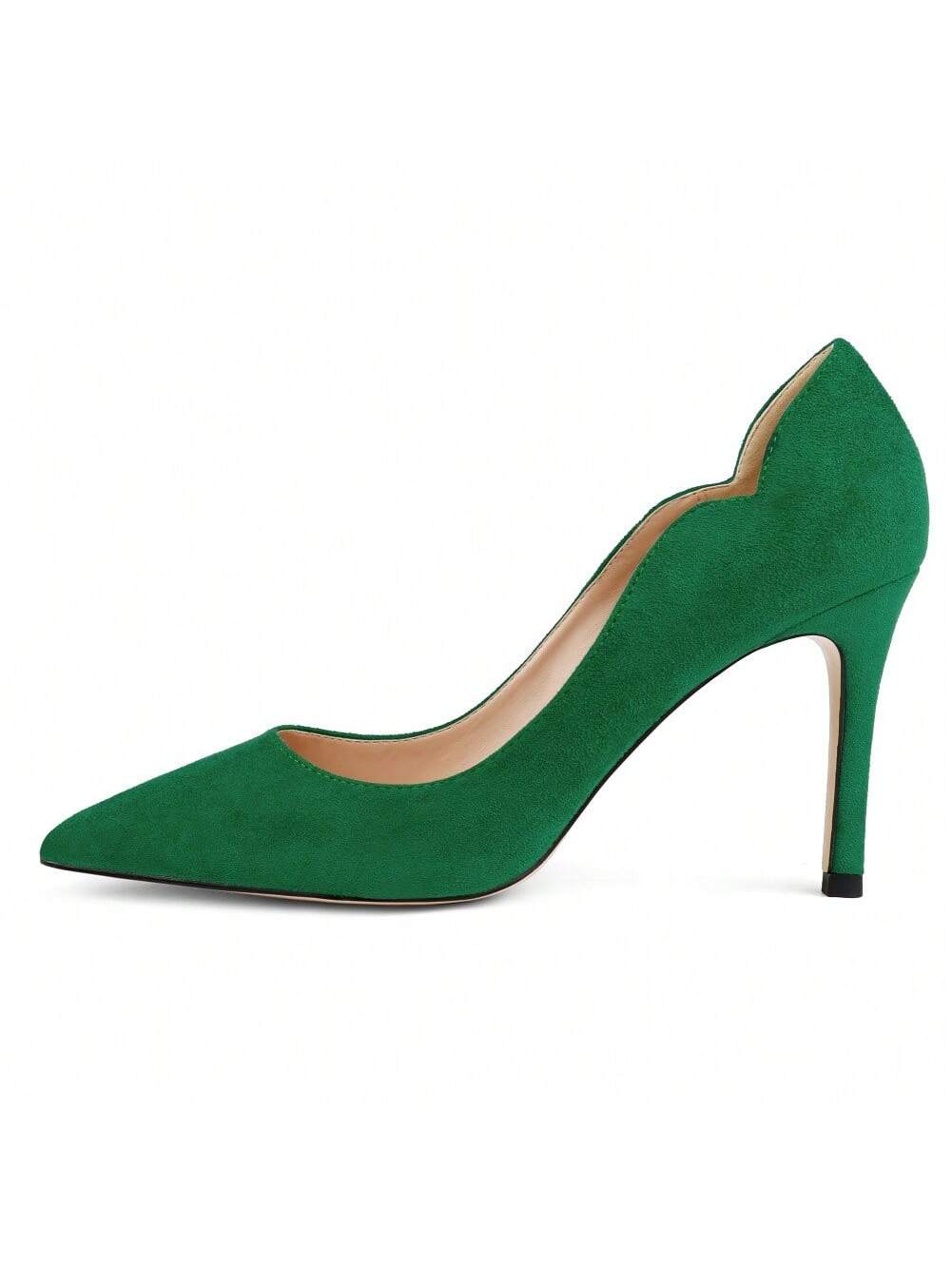 Elegant Ankle v-cut design 3.5 in High Stiletto Heel Pumps