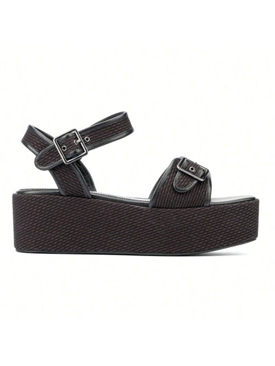 Step Into Style: Women's  Platform Sandals Wide Width