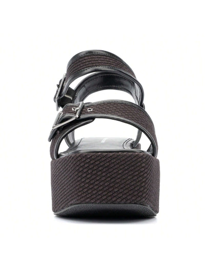 Step Into Style: Women's  Platform Sandals Wide Width