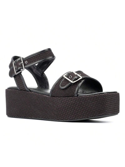 Step Into Style: Women's  Platform Sandals Wide Width