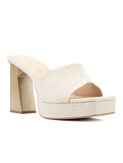 Step out in Style: Women's Teresa Block Heels - Wide Width