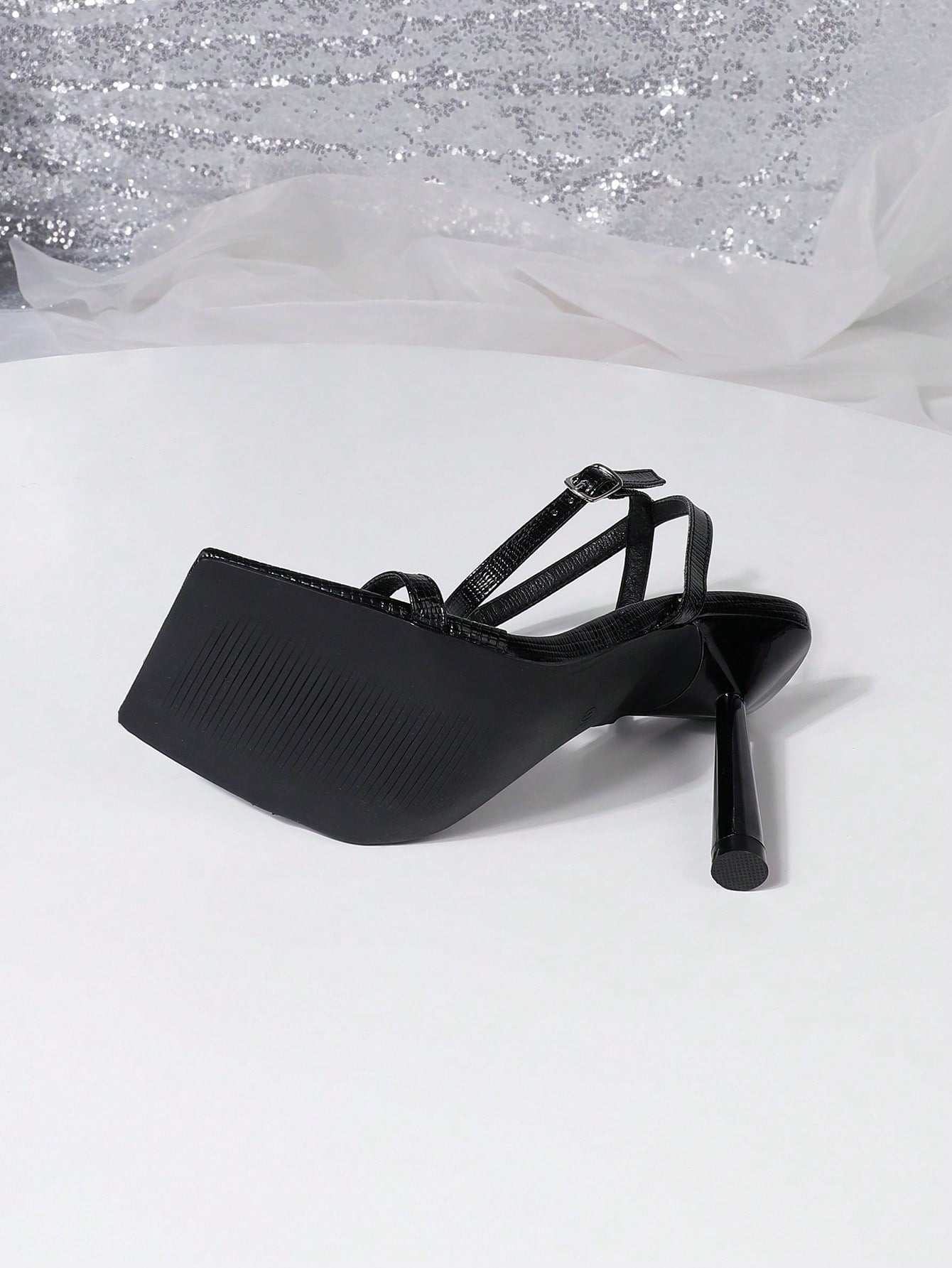 Fashionable Elegant Women's Open Toe Ankle Strap High Heel Sandals