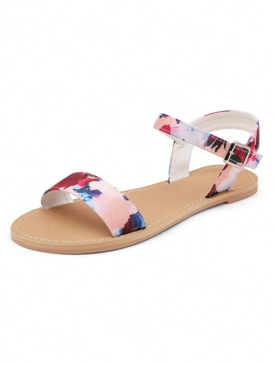 Stylish & Comfy: Women's Cute Open-Toe Ankle Strap Sandals - Perfect for Summer!