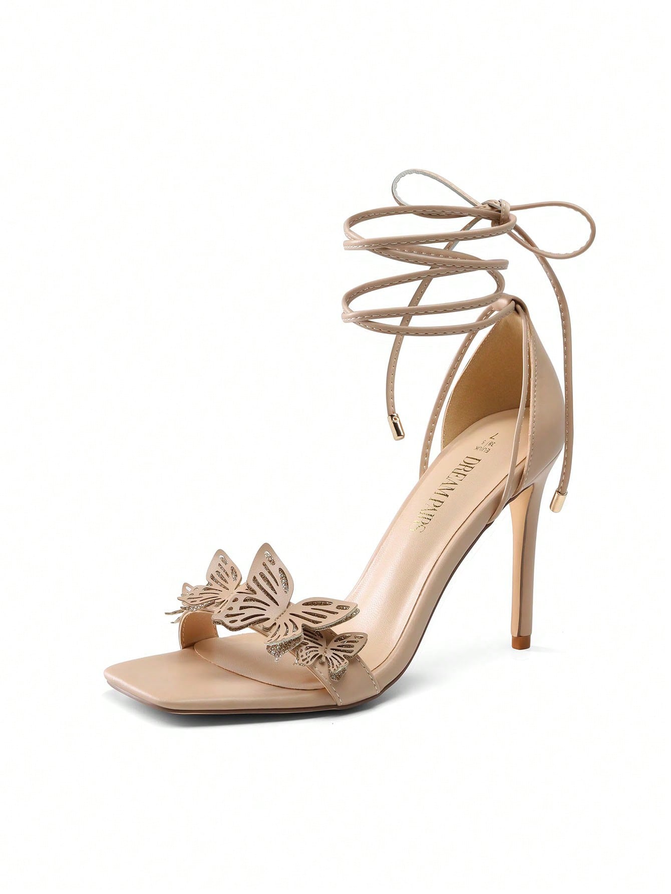 *Butterfly High Heeled Sandals with Tie-Leg Design-Free Shipping