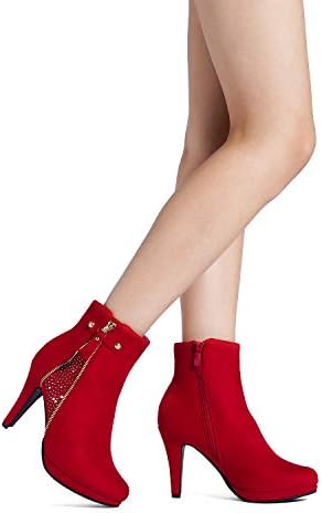 Sleek and Sultry: Women's High Heel Platform Ankle Booties