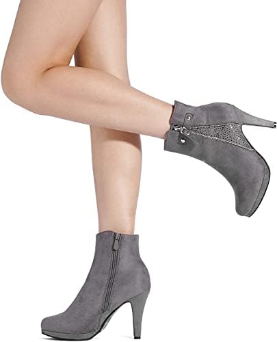 Sleek and Sultry: Women's High Heel Platform Ankle Booties