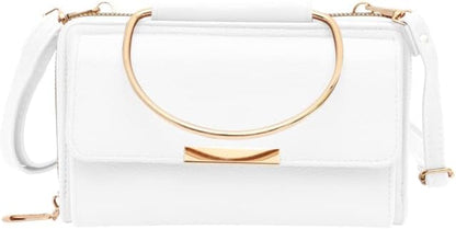 Chic Top Handle Wristlet Clutch Wallet: Compact Crossbody Phone Purse for On-the-Go Style