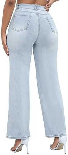 Stretchy Casual Distressed Skinny Jeans - Stylishly Ripped and Comfortable Denim Pants