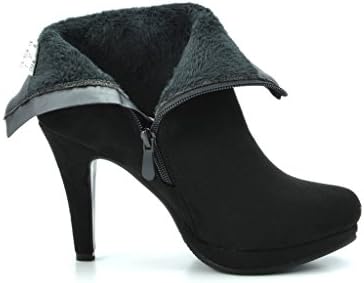 Sleek and Sultry: Women's High Heel Platform Ankle Booties