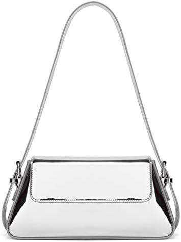 Chic Trendy Glossy Top Handle Shoulder Bag Satchel