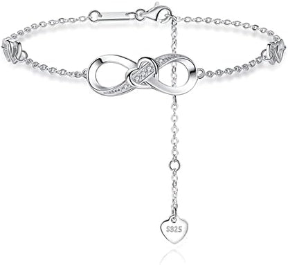 Infinity Heartbeat Adjustable Bracelets - Jewelry Gift | Express Your Love this Valentine's Day!