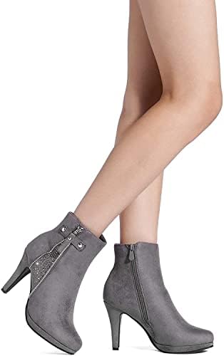 Sleek and Sultry: Women's High Heel Platform Ankle Booties